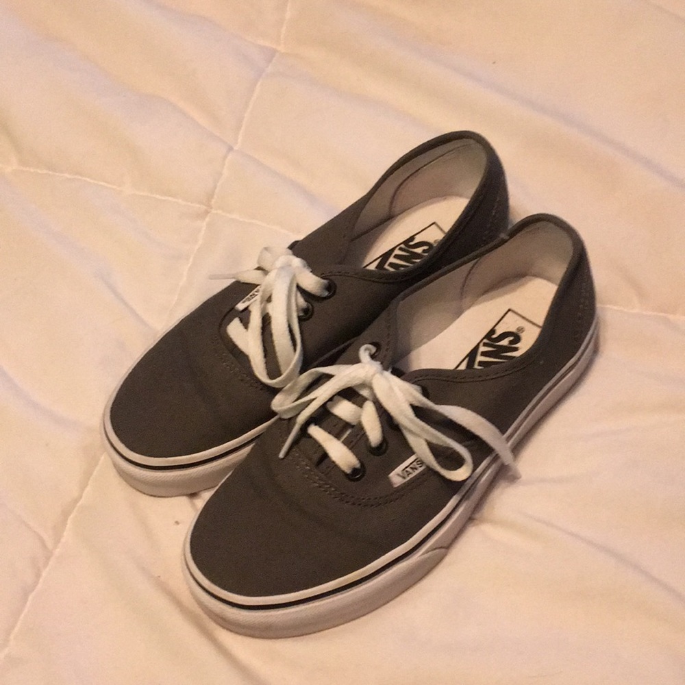 Vans gray authentic sneakers